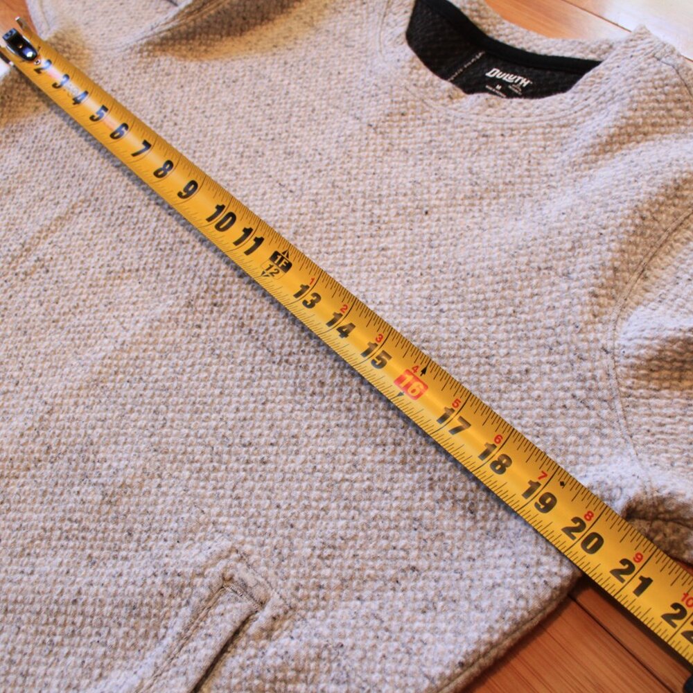 Duluth Women's Medium Cottagecore Sweatshirt Pocket Thumbholes M L Cozy - Picture 6 of 8